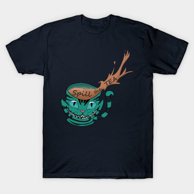 Sipping the Maddness T-Shirt by CheshireArt